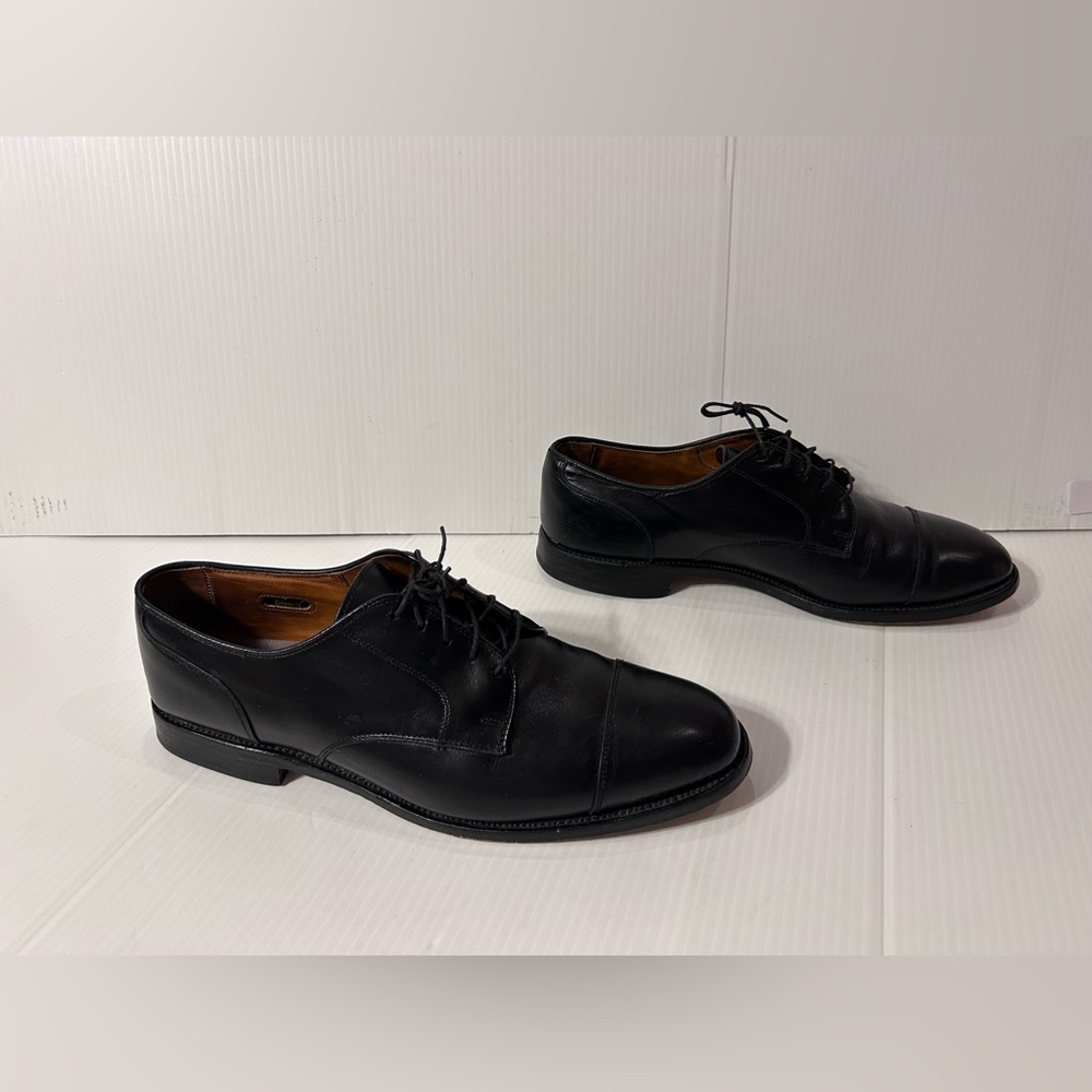 Allen Edmonds 9604 Cortland Cap-toe oxford black leather dress shoe men 11 1/2 D